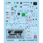 Italeri 2990 1/12 F-16 Cockpit