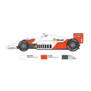 Italeri 4711 1/12 McLaren MP4 2C Prost Roberg Plastic Model Kit