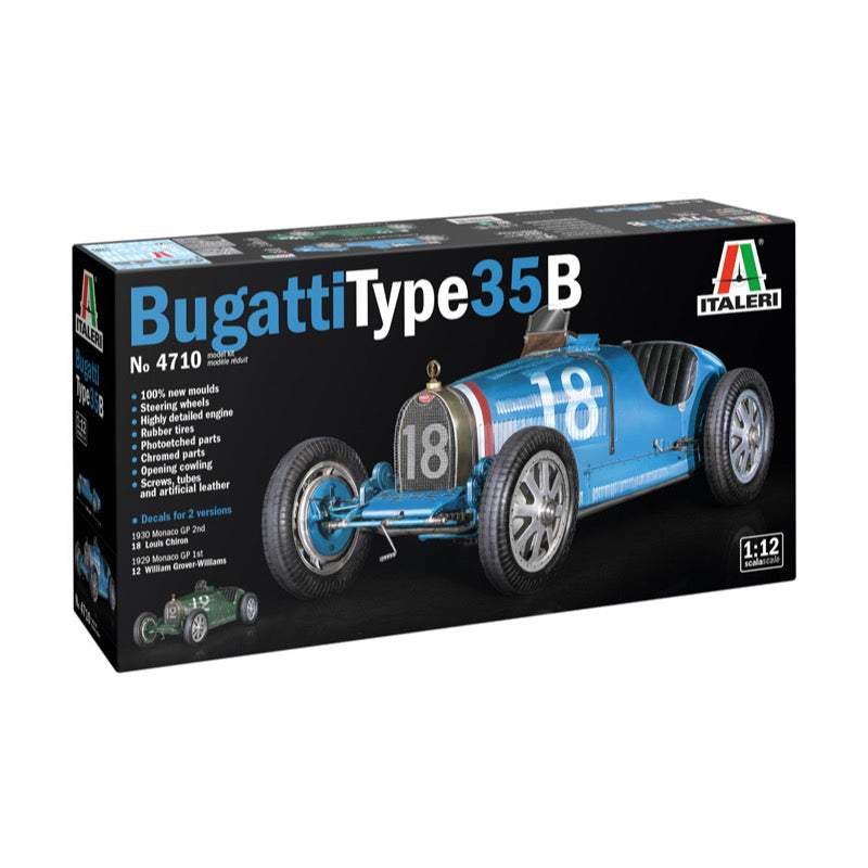 Italeri 4713 - Bugatti Type 35B Roadster 1/12 - Maquette Prestige Grand Format