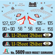 Italeri 5609S 1/35 U-Boot Midget Submarine (Biber)