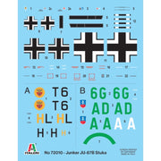 Italeri 72010 1/72 Junker Ju-87B Stuka Complete Set