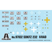 Italeri 97032 1/72 Sd.Kfz. 232. 6 Rad