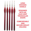Icky Sticky 14002 Synthetic Hair Detail Paint Brush 2/0