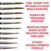 Icky Sticky 14005 Langhao Hair Detail Paint Brush 3/0