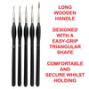 Icky Sticky 14006 Langhao Hair Detail Paint Brush 2/0