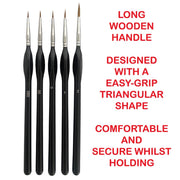 Icky Sticky 14006 Langhao Hair Detail Paint Brush 2/0