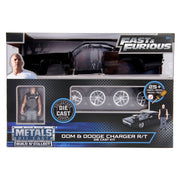 Jada 30698 1/24 Fast & Furious Dom with Dodge Charger Build N Collect Diecast Car Kit