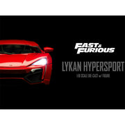 Jada 31140 1/18 Fast & Furious Dom with Lykan Hypersport Diecast Car