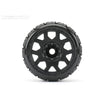 Jetko 1/8 SGT 3.8 EX-TOMAHAWK Tyres (Claw Rim/Black/Medium Soft/Belted/17mm 0 o/s)