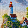 JaCaRou Blue House Bay 1000pc Jigsaw Puzzle