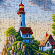 JaCaRou Blue House Bay 1000pc Jigsaw Puzzle