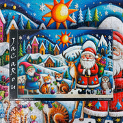 JaCaRou Boho Christmas 1000pc Jigsaw Puzzle