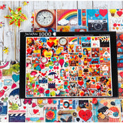 JaCaRou Cascade Of Love 1000PC Jigsaw Puzzle