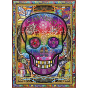JaCaRou Rainbow Skull 1000PC Jigsaw Puzzle
