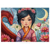 JaCaRou Dragon Moon Beauty 1000pc Jigsaw Puzzle
