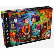 JaCaRou Fall Sweet Romance 1000pc Jigsaw Puzzle