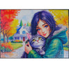 JaCaRou Feline Autumn Bond 1000pc Jigsaw Puzzle