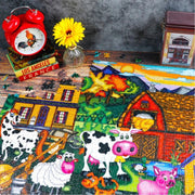 JaCaRou Happy Farm 1000PC Jigsaw Puzzle