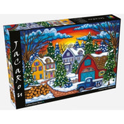 JaCaRou Frosted Farm Memories 1000pc Jigsaw Puzzle
