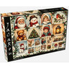 JaCaRou Holiday Joy Mosaic 1000pc Jigsaw Puzzle