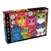 JaCaRou Patterned Purr Group 1000pc Jigsaw Puzzle