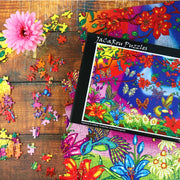 JaCaRou Butterflies and Hummingbirds 1000PC Jigsaw Puzzle