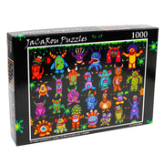 JaCaRou 25 Little Monsters  and 1 Chicken 1000pce Jigsaw Puzzle