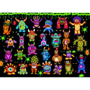 JaCaRou 25 Little Monsters  and 1 Chicken 1000pce Jigsaw Puzzle