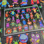 JaCaRou 25 Little Monsters  and 1 Chicken 1000pce Jigsaw Puzzle