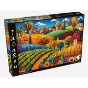 JaCaRou Sunny Harvest Hills 1000pc Jigsaw Puzzle