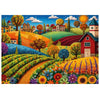 JaCaRou Sunny Harvest Hills 1000pc Jigsaw Puzzle