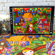 JaCaRou Three Friendly Little Pigs 1000PC Jigsaw Puzzle