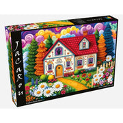 JaCaRou Zesty Garden Cottage 1000pc Jigsaw Puzzle