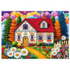 JaCaRou Zesty Garden Cottage 1000pc Jigsaw Puzzle