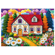 JaCaRou Zesty Garden Cottage 1000pc Jigsaw Puzzle