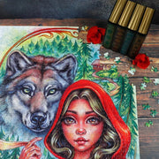 JaCaRou Little Red Riding Hood 1000PC Jigsaw Puzzle