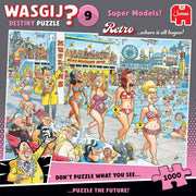 Jumbo 00503 WASGIJ? Retro Destiny 9 Super Models 1000pc Jigsaw Puzzle
