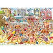 Jumbo Wasgij Retro Original No.8 High Tide Square Box 1000pc Jigsaw Puzzles