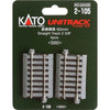 Kato HO Straight Track 60mm 4pc