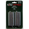 Kato HO Straight Track 94mm 2pc