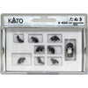 Kato 06-602 HO 1/87 Raccoon Dogs 9pc