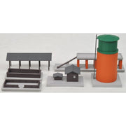 Kato 23-229 N Steam Engine Service Facility Set