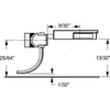 Kadee HO No.22 Medium Overset Shank Insulated Coupler
