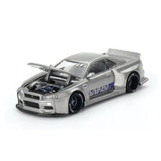 Kaido House x Mini GT 1/64 Nissan Skyline GT-R (R34) Kaido Works Shinjuku V1