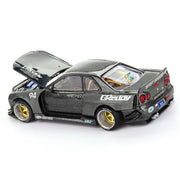 Kaido House x MiniGT KHMG222 1/64 Nissan Skyline GT-R R34 Kaido Works GReddy V2