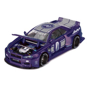Kaido House x Mini GT KHMG240 1/64 Nissan Skyline Gt-R R34 Kaido Racing Factory V2