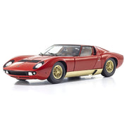 Kyosho KSD08314R 1/18 Lamborghini Miura P400 Red/Gold Int. Brown
