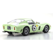 Kyosho KSD08438C 1/18 Ferrari 250 GTO RHD 1962 Goodwood Tourist Trophy Light Green No.15
