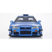 Kyosho 1/18 Nissan Skyline GT-R R34 Khyzyl Saleem Blue