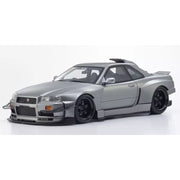 Kyosho 1/18 Nissan Skyline GT-R R34 Khyzyl Saleem Matte Grey